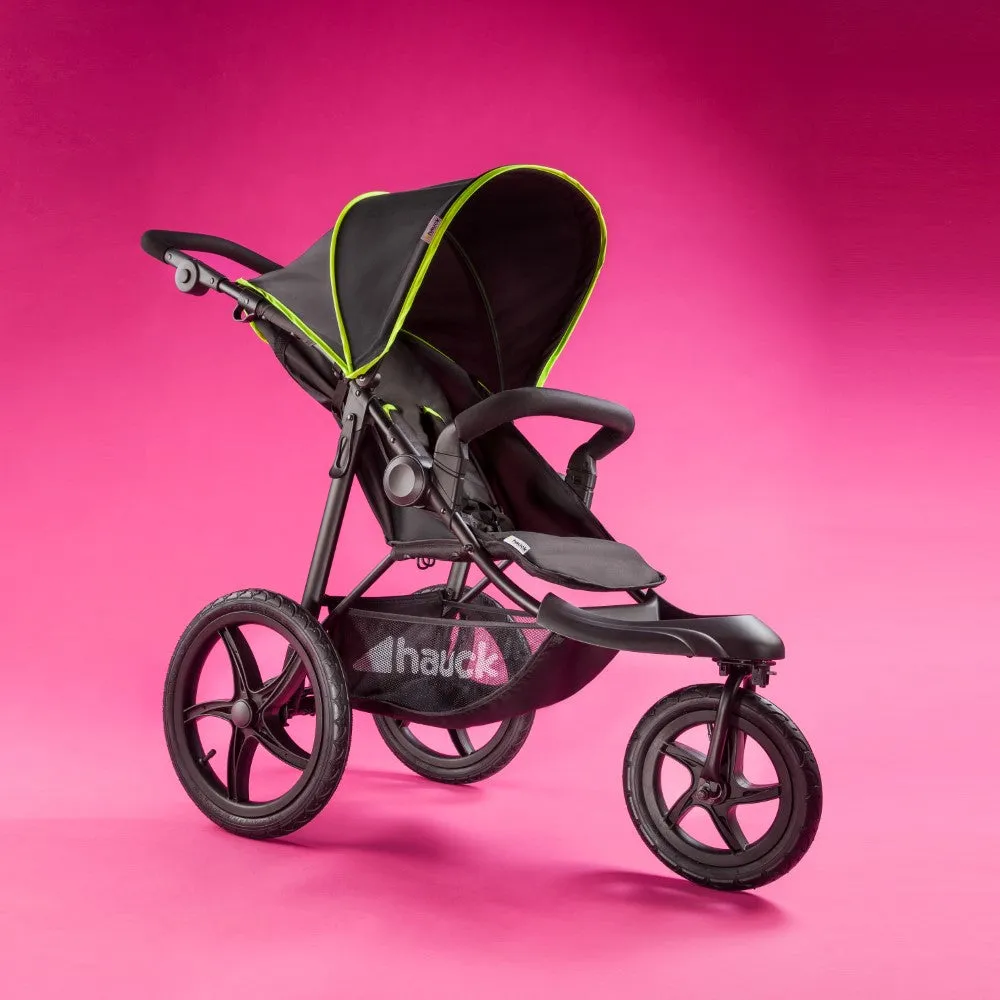 Hauck Runner Stroller (Black/Neon Yellow)