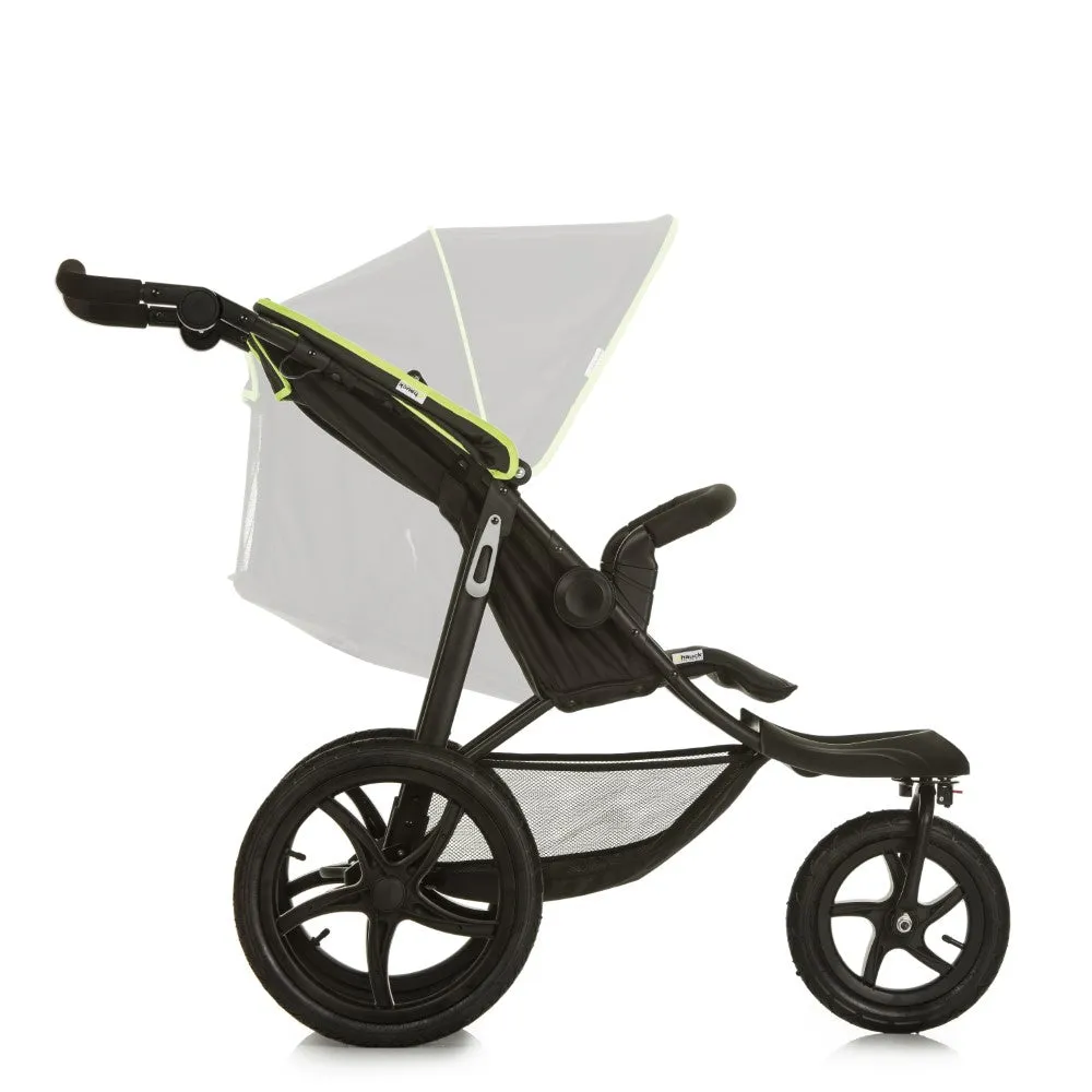 Hauck Runner Stroller (Black/Neon Yellow)