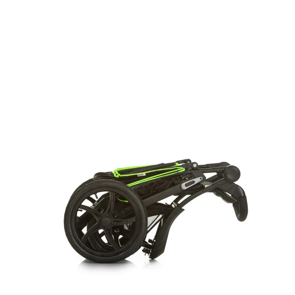 Hauck Runner Stroller (Black/Neon Yellow)
