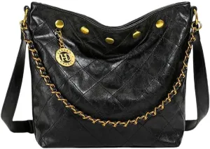 Highquality texture chain bucket bags fashionable commuting women's versatile shoulder purses messenger handbags