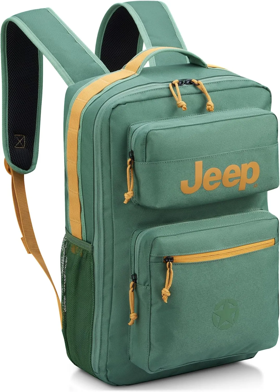 Jeep JS015B Travel Backpack, Army, 15.6" Laptop