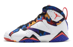 Jordan Air Jordan 7 Vintage Basketball sneakers, white/multicolor