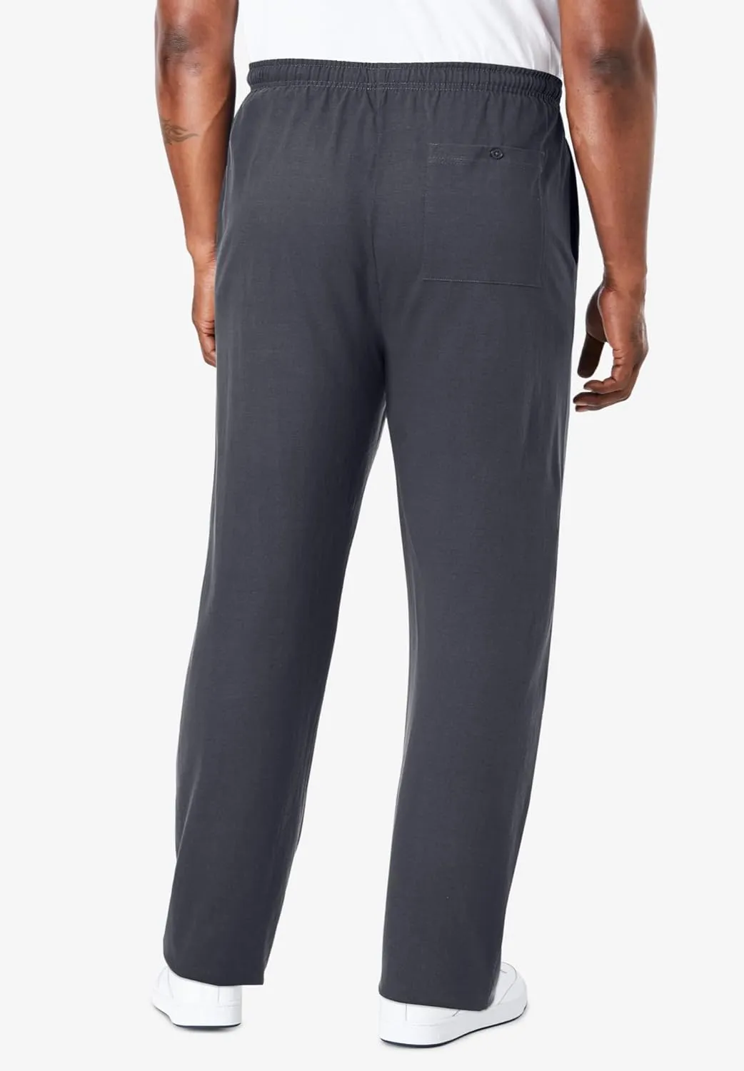KingSize Men's Big & Tall Lightweight Jersey Open Bottom Sweatpants