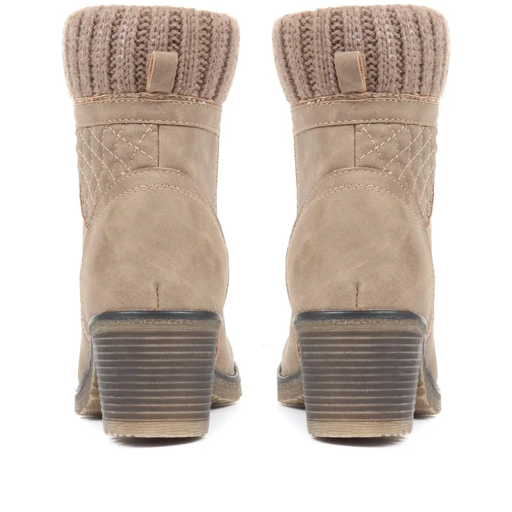 Lace Up Ankle Boots - WBINS34111 / 320 459