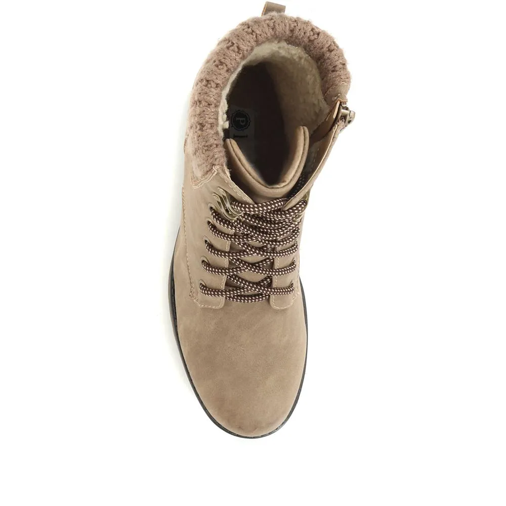 Lace Up Ankle Boots - WBINS34111 / 320 459
