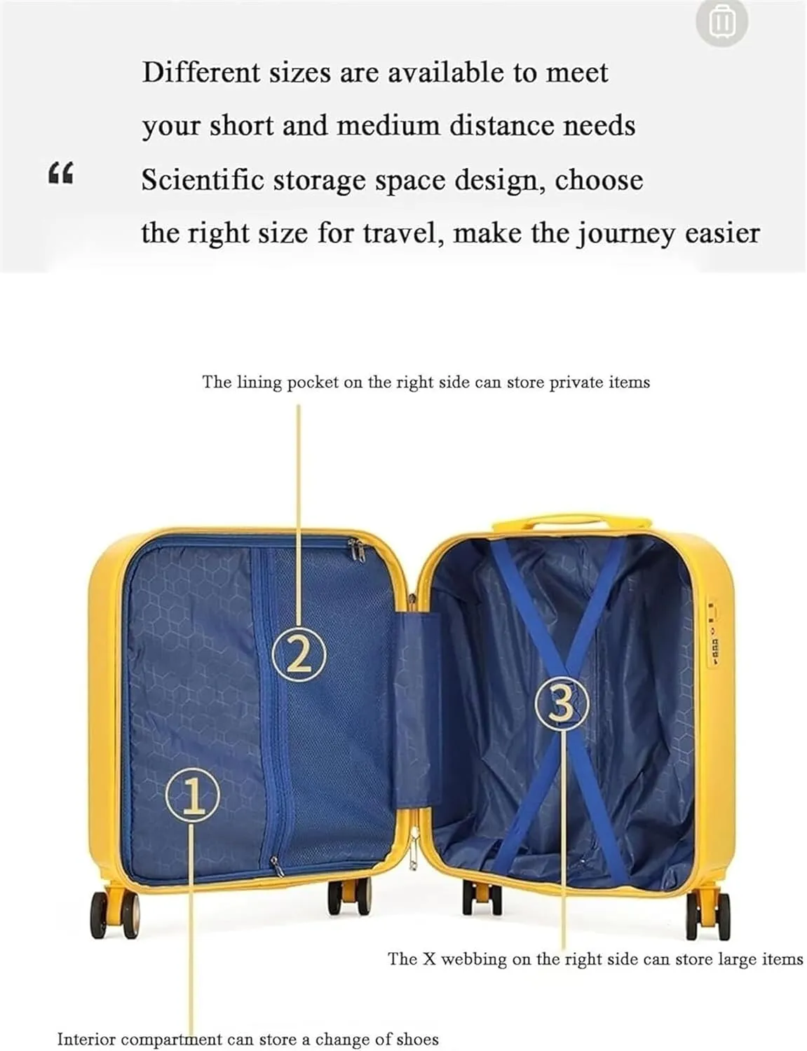 Light Suitcase Hardside Rugged Travel Suitcase Luggage With Spinner Wheels,Lightweight Suitcases With Wheels Wheeled Luggage