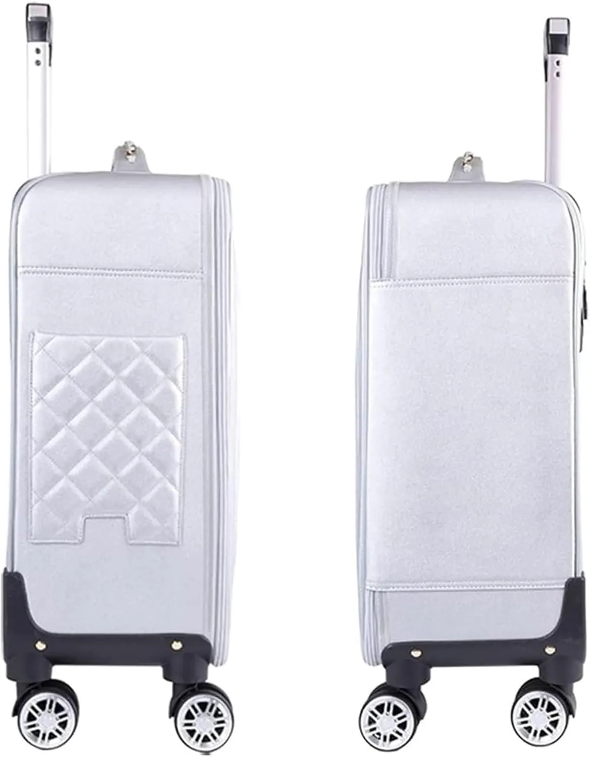 Lightweight Suitcases Travel Luggage,Soft Side Upright Rugged Luggage with 4 Spinner Wheels Women Suitcases Suitcase Trolley