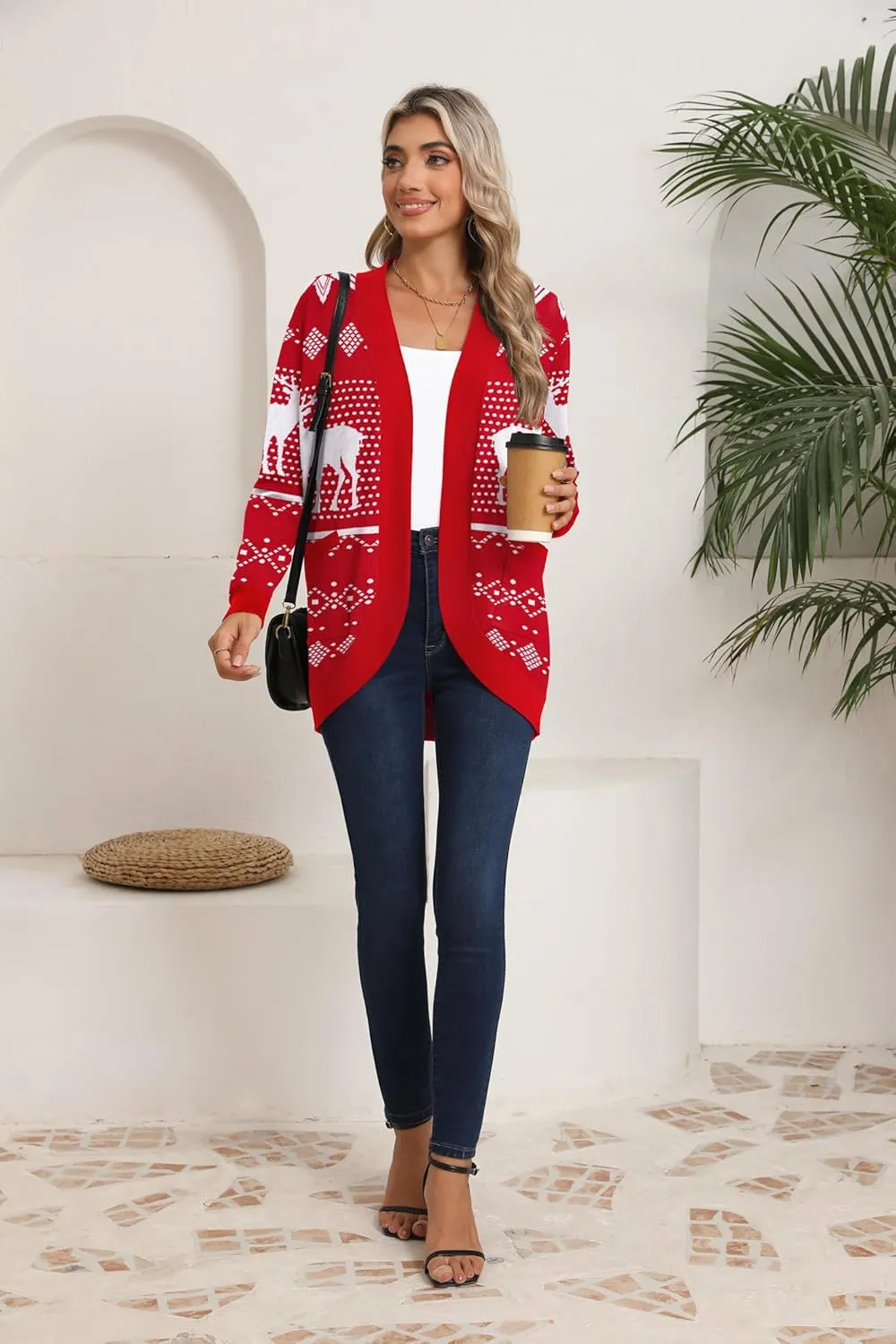 LILBETTER Womens Lightweight Cardigan with Pockets Long Sleeve Open Front Cardigan for Women