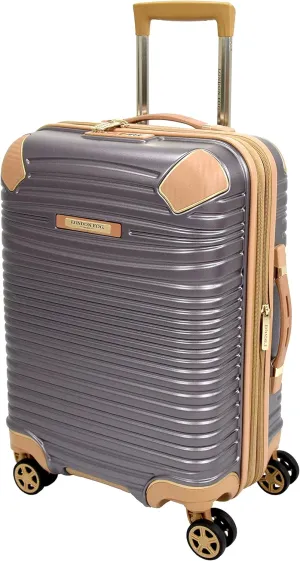 London Fog Chelsea Expandable Spinner, Lilac, Carry-On 20-Inch
