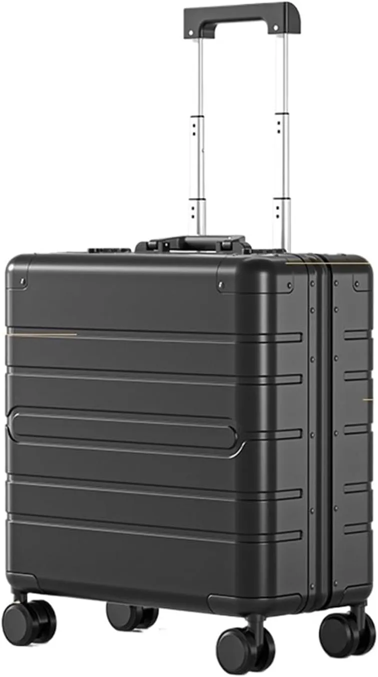 Luggage Carry-on Travel Luggage 18 Inches All Aluminum Magnesium Alloy Trolley Case Small Boarding Box Universal Wheel Suitcase Suitcase(4)