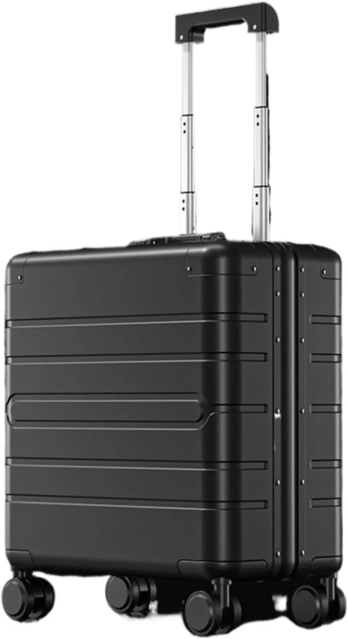 Luggage Carry-on Travel Luggage 18 Inches All Aluminum Magnesium Alloy Trolley Case Small Boarding Box Universal Wheel Suitcase Suitcase(4)
