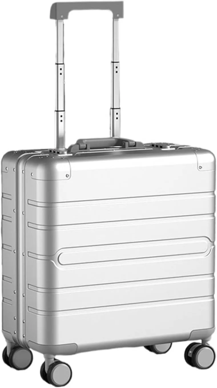 Luggage Carry-on Travel Luggage 18 Inches All Aluminum Magnesium Alloy Trolley Case Small Boarding Box Universal Wheel Suitcase Suitcase(4)