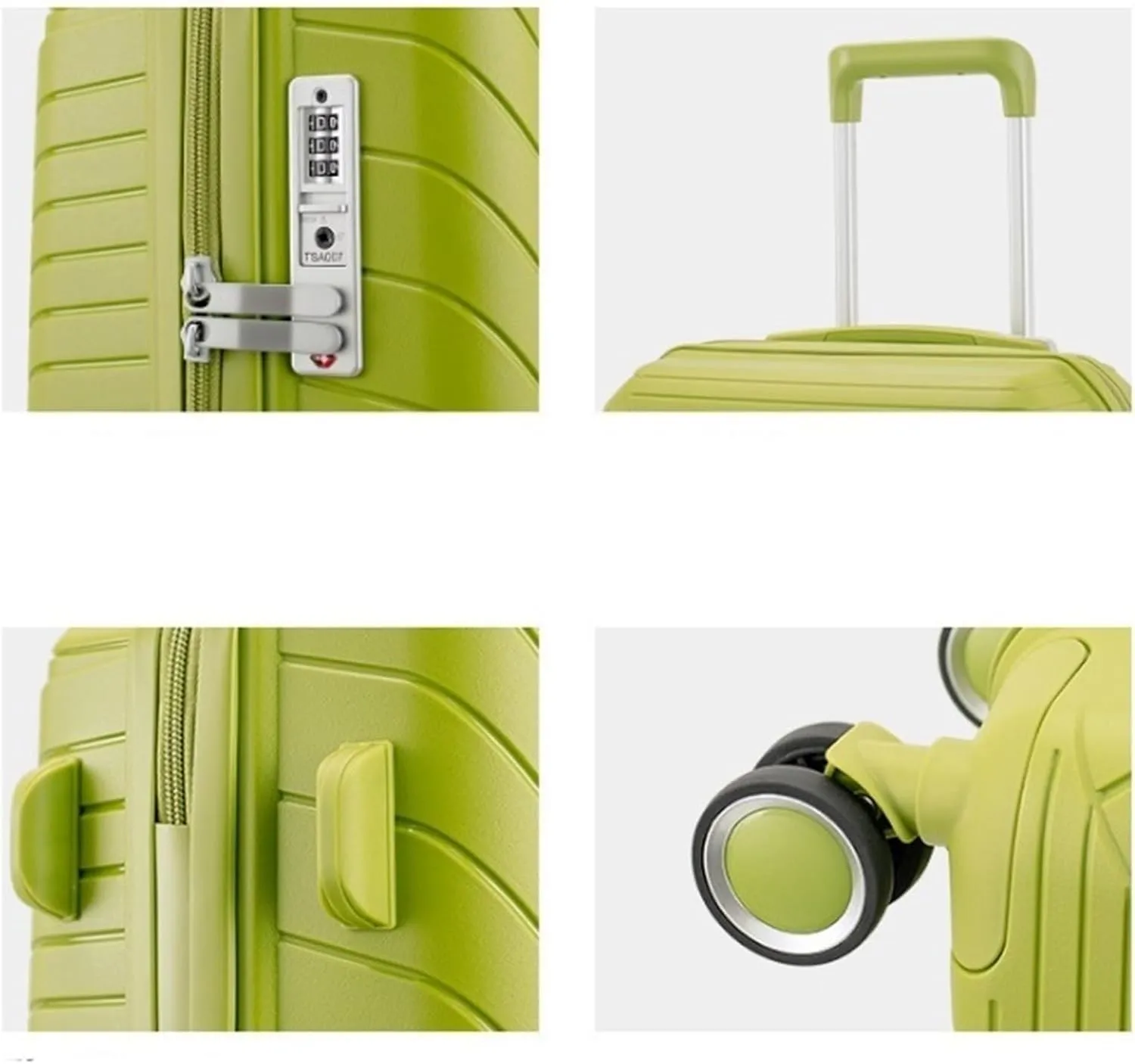 Luggage Hardside Rugged Travel Suitcase Luggage With Spinner Wheels,Luggage Suitcase Lightweight Trolley Suitcase (Color : A, Size : 20inch)