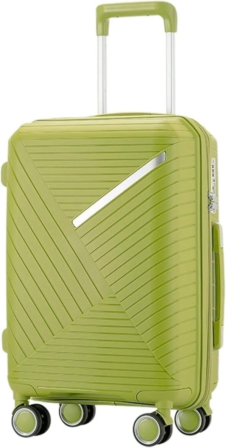 Luggage Hardside Rugged Travel Suitcase Luggage With Spinner Wheels,Luggage Suitcase Lightweight Trolley Suitcase (Color : D, Size : 20inch)