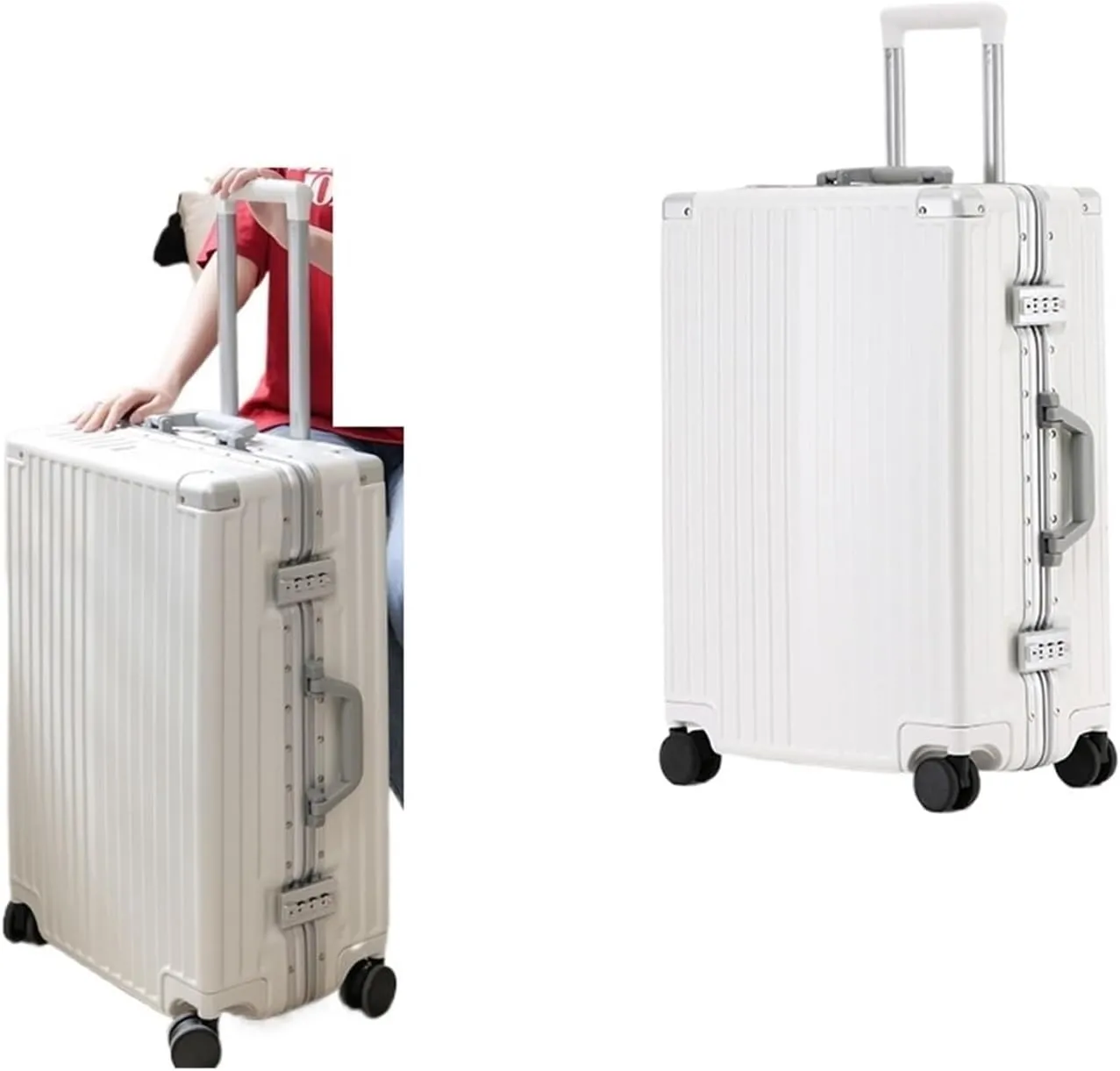 Luggage Travel Suitcase Universal Wheel Luggage Men And Women Large Size Trolley Case Ins Internet Hot New Password Boarding Bag Suitcase(6,20 inches)