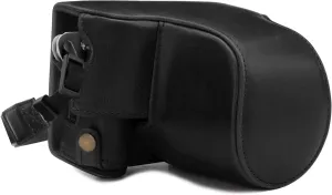 MegaGear Ever Ready Leather Camera Case Compatible with Fujifilm X-A7