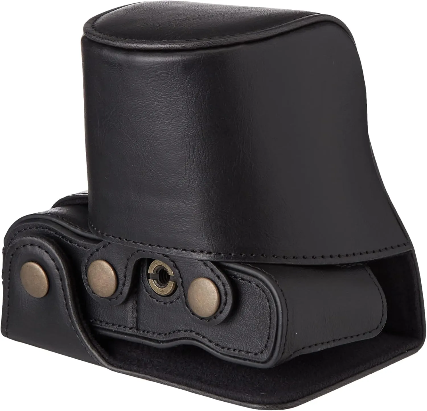 MegaGear Ever Ready Leather Camera Case Compatible with Olympus Pen E-PL10, E-PL9 (14-42mm)