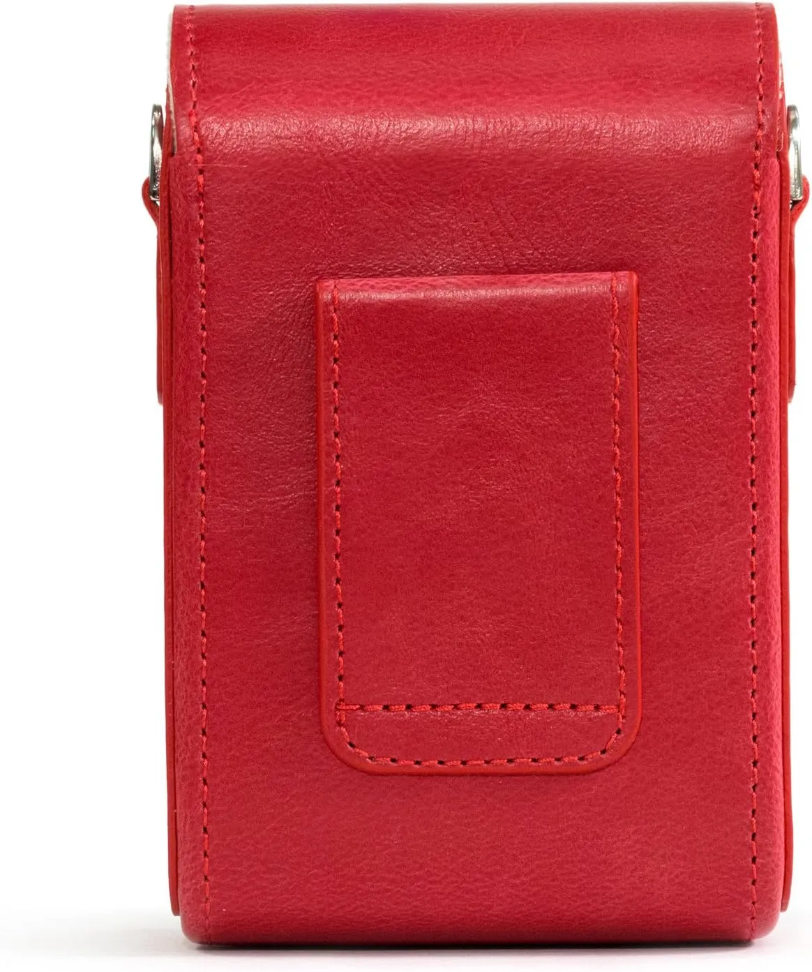 MegaGear Leather Camera Case with Strap Compatible with Canon PowerShot G7 X Mark III, G7 X Mark II, G7 X - MG1216, Red