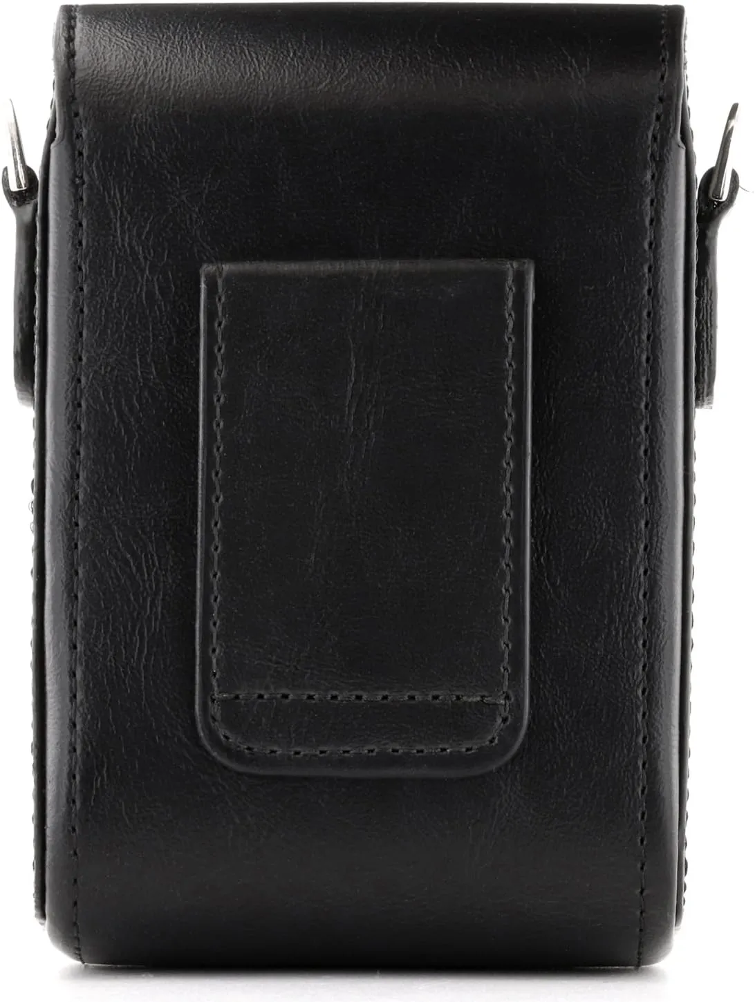 MegaGear MG766 Leather Camera Case with Strap Compatible with Canon PowerShot G7 X Mark III, G7 X Mark II, G7 X - Black