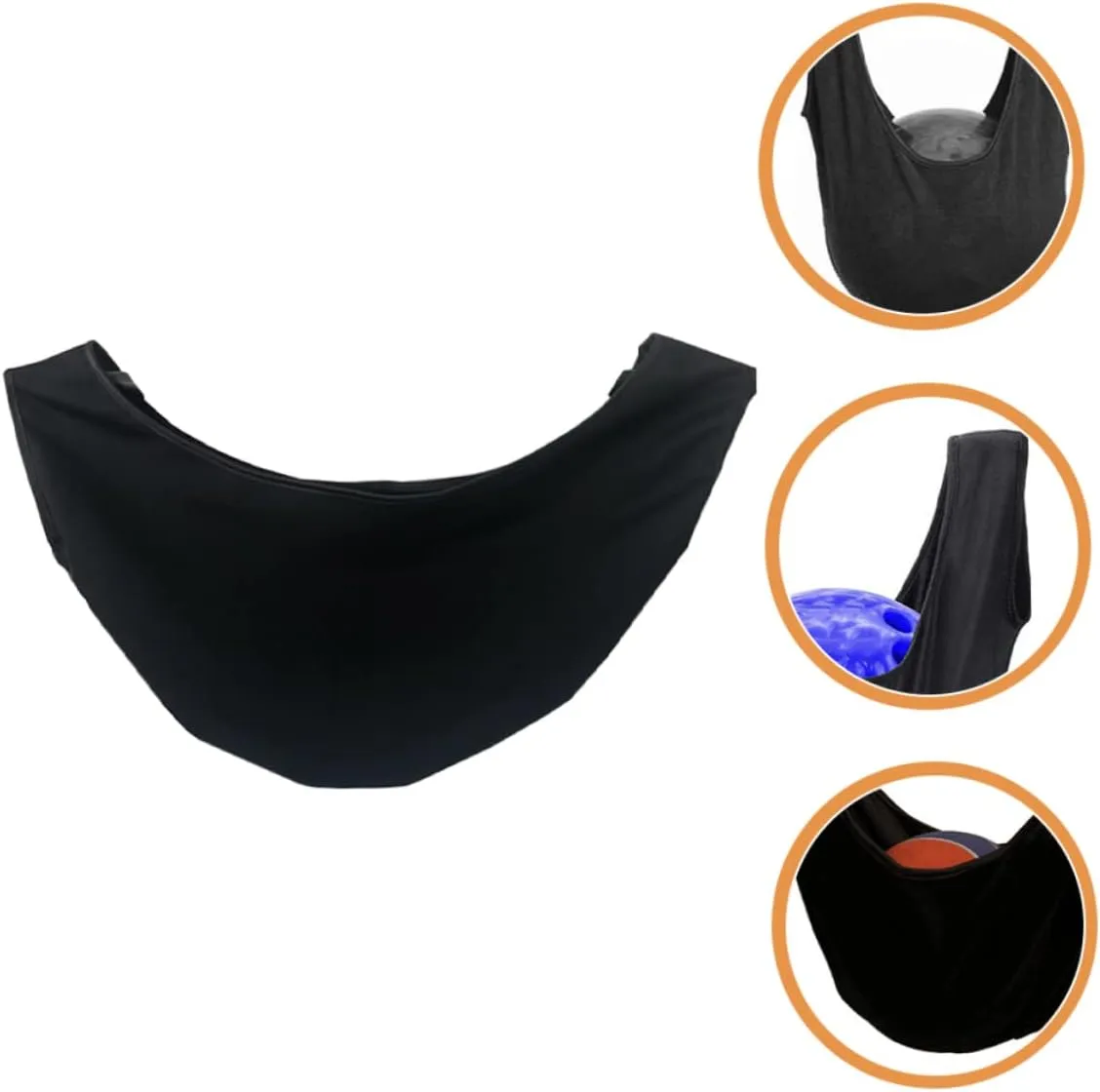 Mipcase Bowling Ball Cleaning Bag Bowling Accessories White Bath Mat Bowling Machine Bowls Large Bath Mat