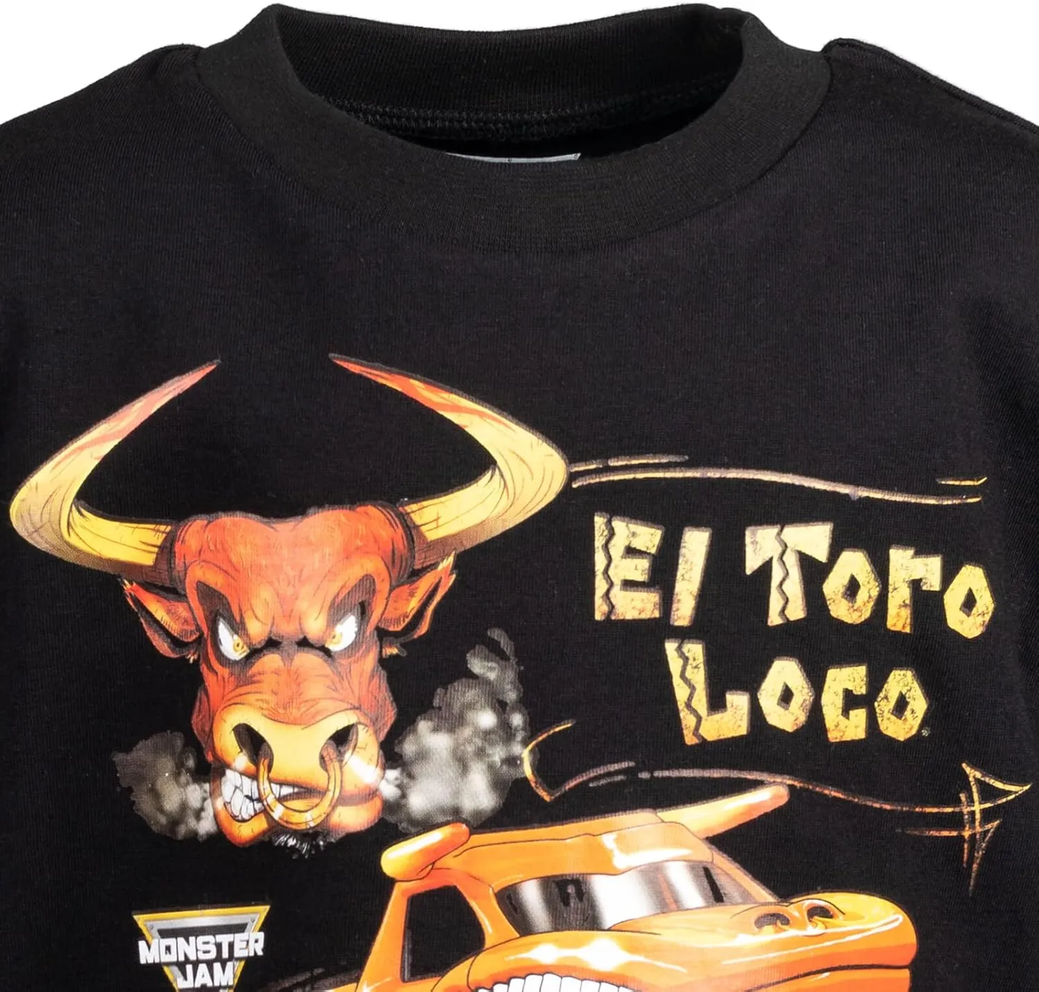 Monster Jam T-Shirt and Mesh Shorts Outfit Set Toddler to Big Kid Grave Digger El Toro Loco Megalodon