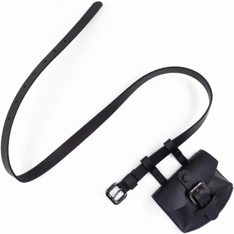 Needle Buckle Women's Waist Bag, Leather Strap, Decorative Dress, Thin Waistband, Bag Strap