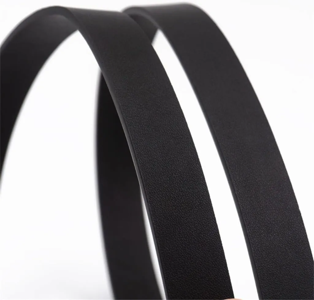 Needle Buckle Women's Waist Bag, Leather Strap, Decorative Dress, Thin Waistband, Bag Strap