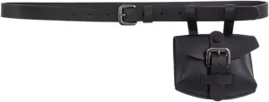 Needle Buckle Women's Waist Bag, Leather Strap, Decorative Dress, Thin Waistband, Bag Strap