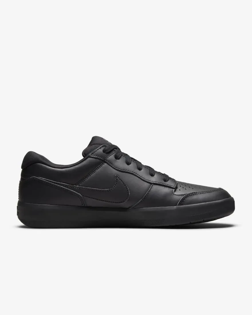 NIKE SB FORCE 58 PREMIUM LEATHER - BLACK/BLACK
