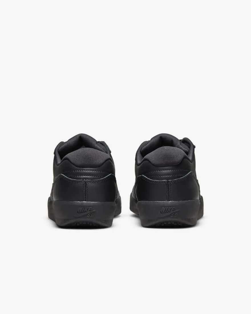 NIKE SB FORCE 58 PREMIUM LEATHER - BLACK/BLACK