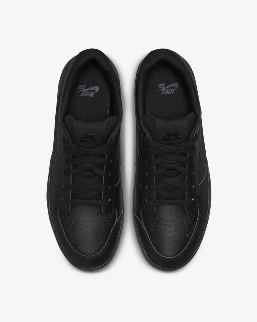 NIKE SB FORCE 58 PREMIUM LEATHER - BLACK/BLACK