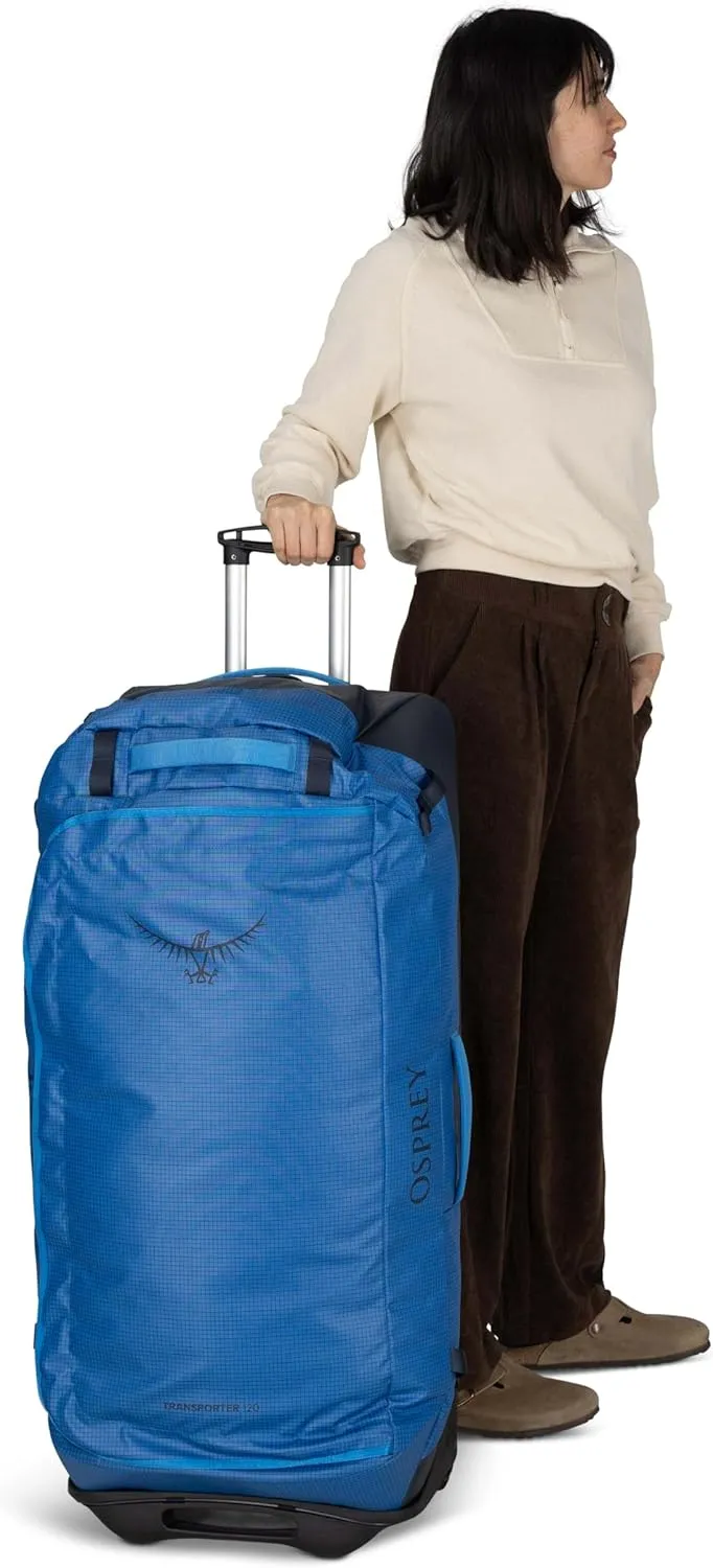 Osprey Transporter 120L Wheeled Travel Duffel Bag, Raven Black
