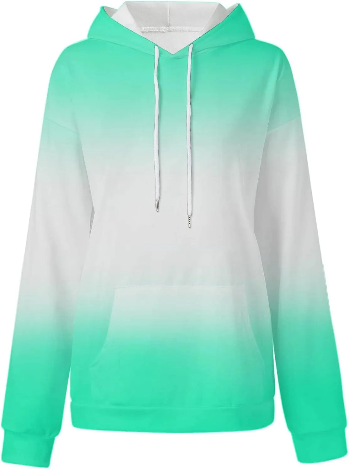 Oversized Sweatshirts for Women Fashion Gradient Hoodie Top Loose Long Sleeve Pullovers Fall Outfits Clothes