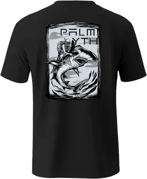 Palmyth Fishing Shirts for Men Short Sleeve T-Shirt UPF 50  Sun Protection UV Tee