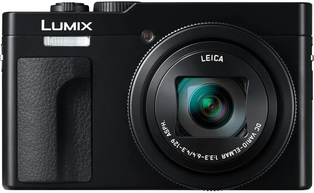 Panasonic ZS99 Point and Shoot Compact Travel Digital Camera (Black) (DC-ZS99K)   Photography Software   2 x 64GB Memory Card   DMW-BLG10 Battery   Camera Bag   Flexible Tripod   USB-C Cable   More