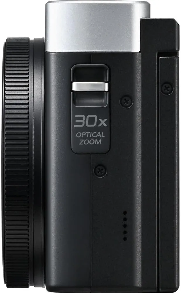Panasonic ZS99 Point and Shoot Compact Travel Digital Camera (Silver) (DC-ZS99S)   64GB Memory Card   DMW-BLG10 Battery   Camera Bag   Flexible Tripod   USB-C Cable   Cleaning Kit   More