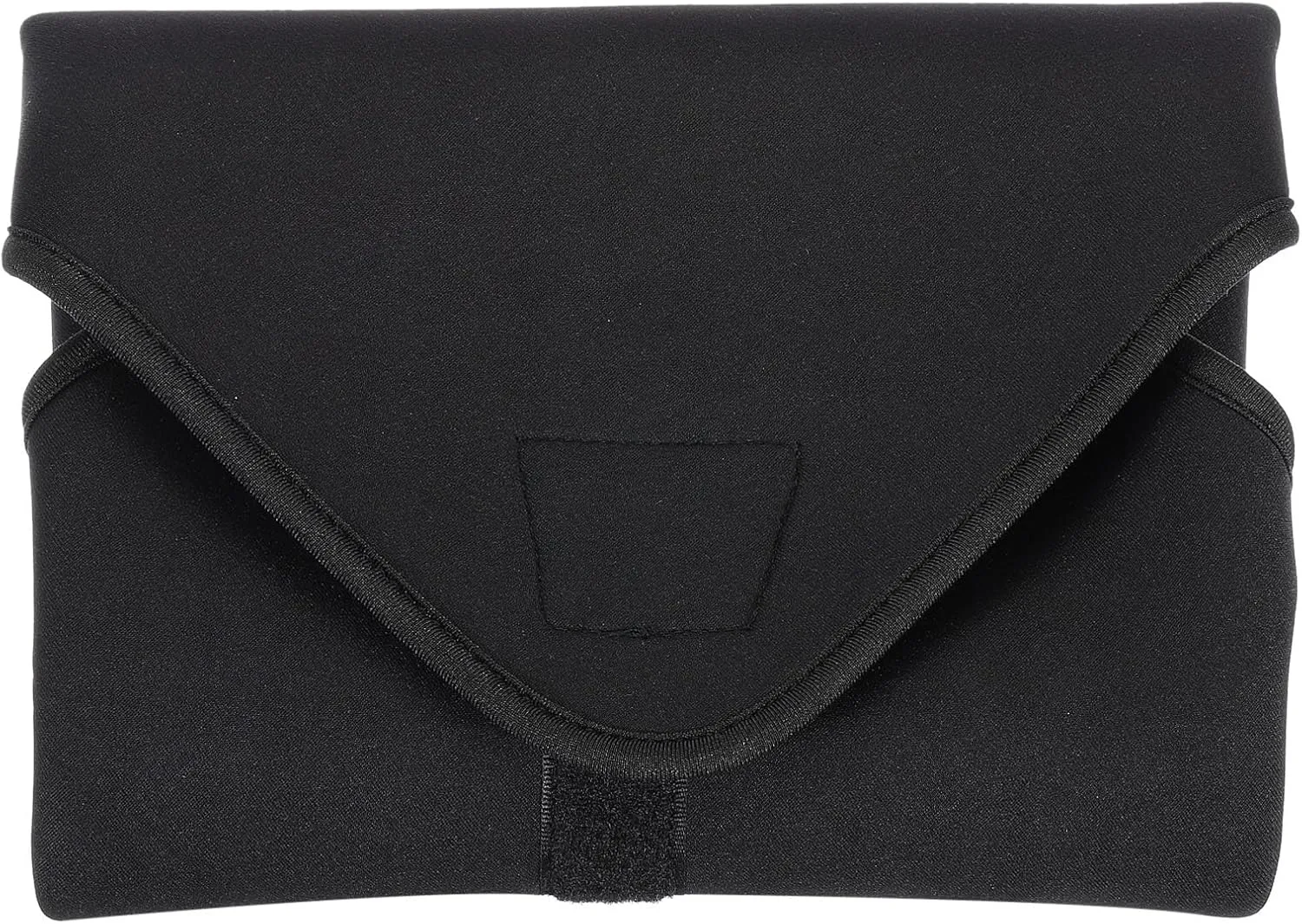 PATIKIL Camera Protective Wrap, 10"x10" Lens Wrap Cloth with Thick Protective Neoprene, Lens Pouch Bag with Hook and Loop for Lens, SLR, Black Grey