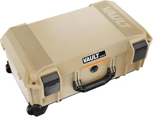 Pelican Vault - v525 Hard Case with Foam for Camera, Drone, Equipment, Electronics, Gear, and More (Tan)