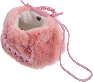 Plush Bucket Bag Fashion Crossbody Bag Winter Handbag Plush Versatile Durable