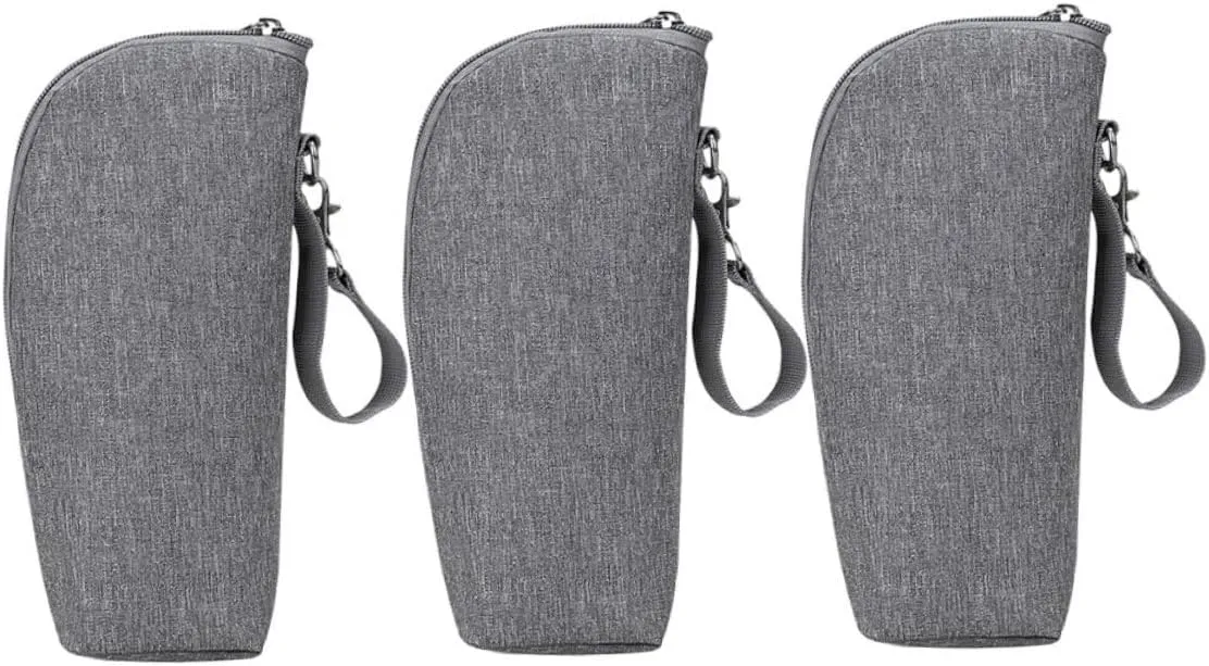 Portable Baby Food Bottle Bags Insulated Milk Bag Set 3pcs Breastmilk Milk Bottle Container for Daycare Travel