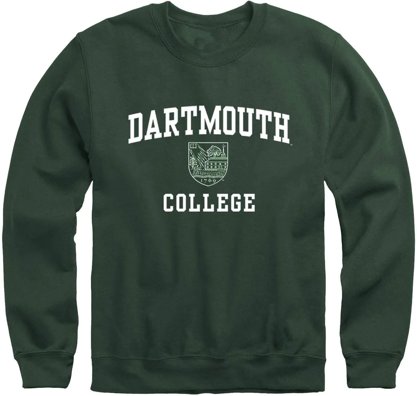 Premium Cotton Crewneck Sweatshirt with Crest Logo