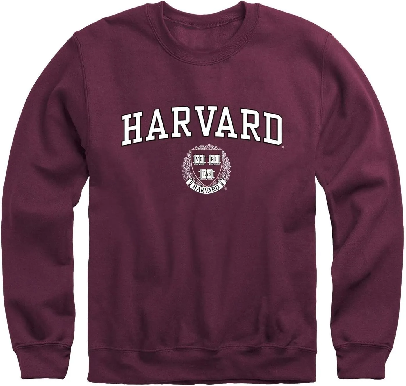 Premium Cotton Crewneck Sweatshirt with Crest Logo