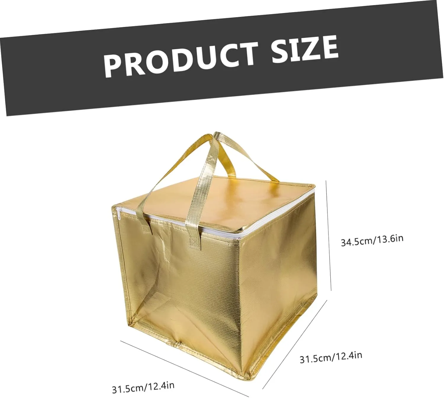 PRETYZOOM Capacity Insulated Food Bag Portable Thermal Storage for Picnic Lunch and Travel Lightweight Easy to Clean Food Bag with Great Insulation