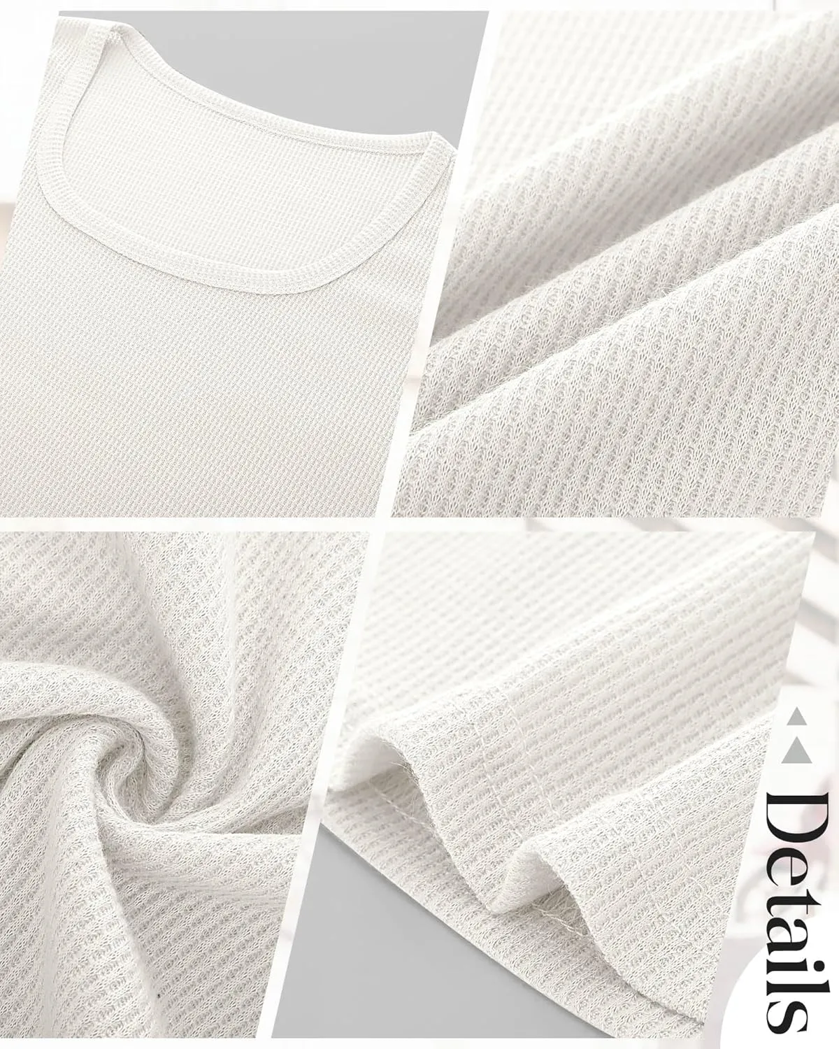 Riyiper 3 Pack Women's Waffle Knit Tank Tops, Scoop Neck Sleeveless Shirts Flowy Loose Beach Tops 2025 Summer Trendy