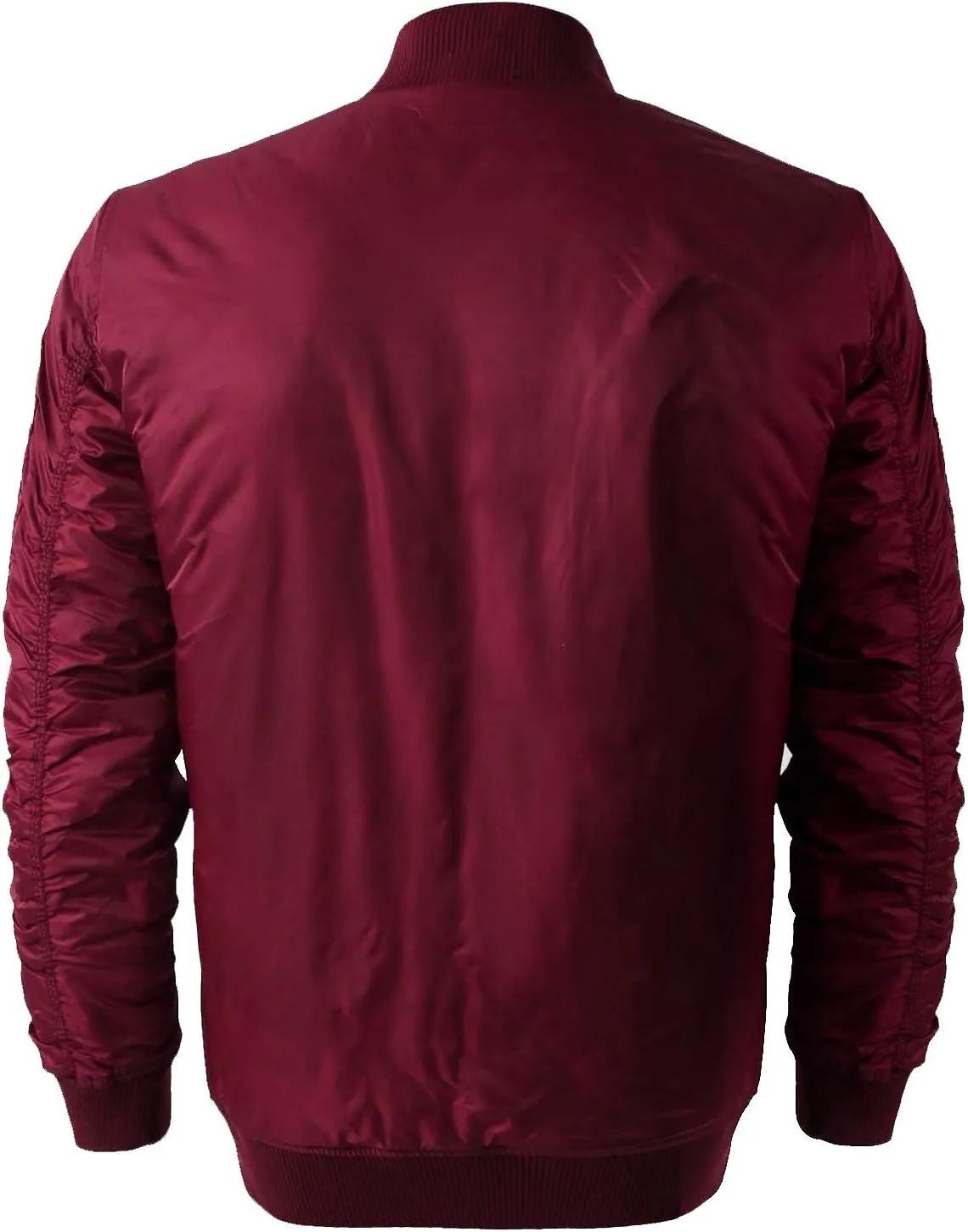 Shaka Wear Men's Flight Jackets  Casual MA-1 Bomber Coat Windbreaker Full Zip Fully Lined Regular and Bigs S~3XL