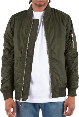 Shaka Wear Men's Flight Jackets  Casual MA-1 Bomber Coat Windbreaker Full Zip Fully Lined Regular and Bigs S~3XL