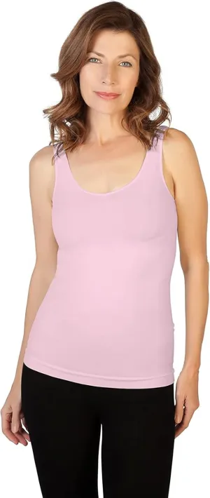 skinnytees Women's Basic Wide Strap Cami