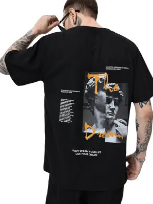SOLY HUX Men's Graphic Tees Figure Letter Print Short Sleeve Designer T Shirt Summer Tee Tops