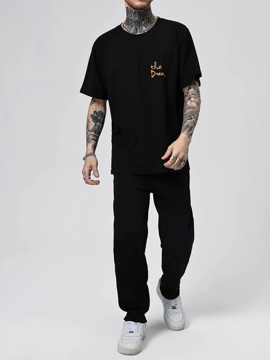SOLY HUX Men's Graphic Tees Figure Letter Print Short Sleeve Designer T Shirt Summer Tee Tops