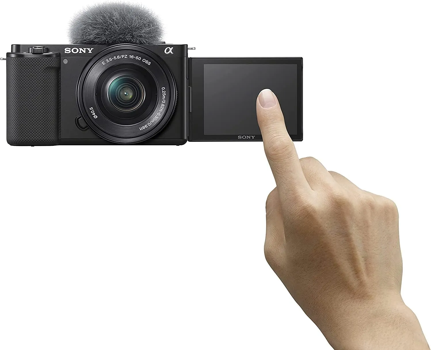 Sony Alpha ZV-E10 Mirrorless Vlog Camera & 16-50mm Lens Bundle with Water Resistant Bag, Flexible Tripod   More | Sony ZV-E10